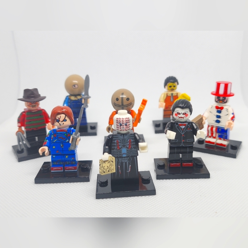 Slasher horror movie custom minifigure characters  m1